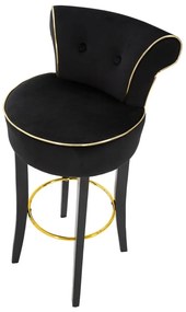 Niebieski aksamitny hoker 96 cm Luxy – Mauro Ferretti
