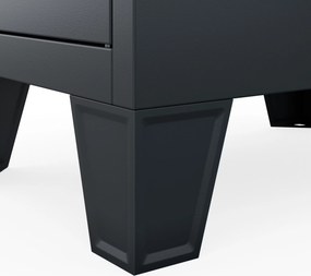 Szafa skrytkowa socjalna BHP antracytowa ROBERT 1 Plus 292 x 1720 x 450 mm