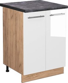 Szafki kuchenne biały wysoki połysk 60x60x82 fame-line