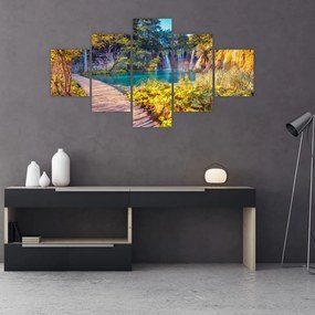 Obraz - Jeziora Plitwickie, Chorwacja (125x70 cm)