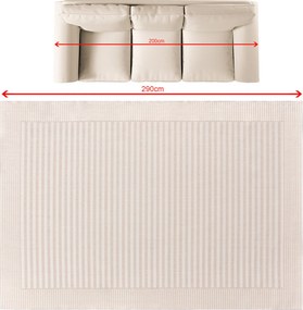 Dywan Lunara cream 200x290 cm