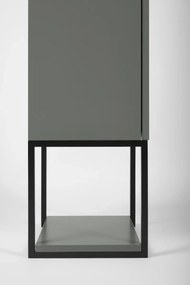 Szafka łazienkowa LOV 33 cm szaro-zielony półmat wysoka  KROFAM