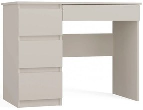 Minimalistyczne biurko z szufladami kaszmir R3-P28