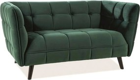 Sofa CASTELLO VELVET 2 zielona