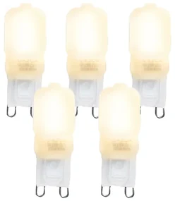 Zestaw 5 lamp LED G9 CUTE PC 2W 200 lm 2700K