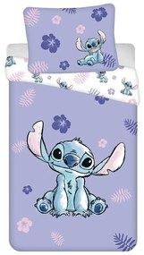 Bawełniana dziecięca pościel jednoosobowa 140x200 cm Lilo and Stitch – Jerry Fabrics