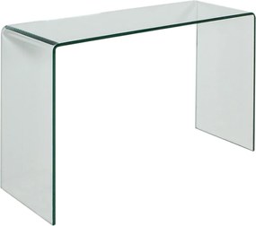 Konsola Smalle z giętego szkła 120x40x80 cm