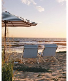 Fotel rozkładany Karup Design Boogie Raw/Beach Blue