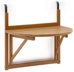 Wiszący stolik balkonowy z litego drewna akacjowego 50x70 cm Amarilis – Kave Home