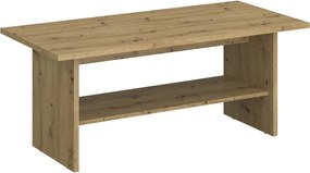 Prostokątna Ława Kawowa Z Półką Dąb Artisan W2-B49