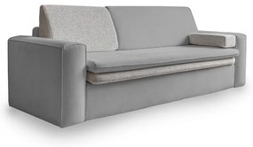 Jasnoszara rozkładana sofa 237 cm Wilson – Miuform