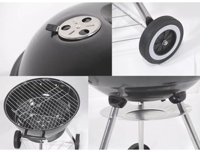 Grilll na węgiel drzewny Cattara Bari, ø 44 cm
