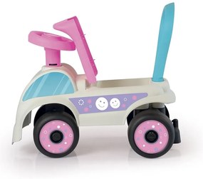 Dolu Odrážedlo auto, biało-różowe