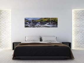 Obraz płynącej wody (170x50 cm)