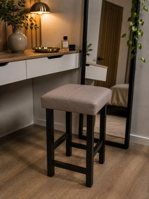 Taboret Klasyk 45cm Stołek Loft Eko-skóra D11
