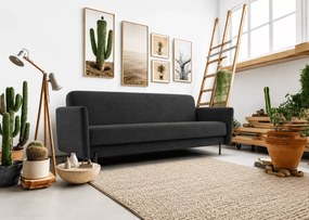 Kanapa Velario – nowoczesna sofa 3-osobowa z funkcją spania i pojemnikiem na pościel, dostępna w 6 kolorach tkanin szenilowych