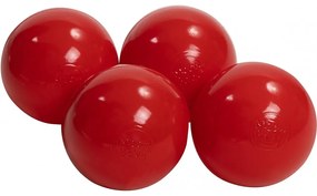 Plastikowe piłeczki do suchego basenu 7cm, 50 szt, czerwone - meowbaby®