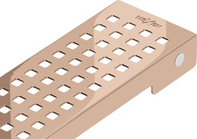 Mexen Flat M08 maskownica do odpływu liniowego 80 cm, różowe złoto - 1625080