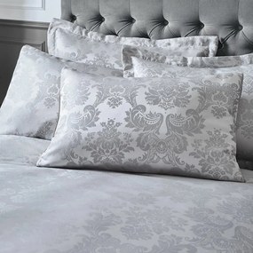 Szara pościel Catherine Lansfield Jacquard, 200x200 cm