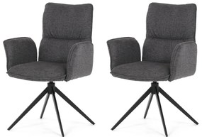 Zestaw krzeseł do jadalni DCH-D1328 GREY2, 2 szt.