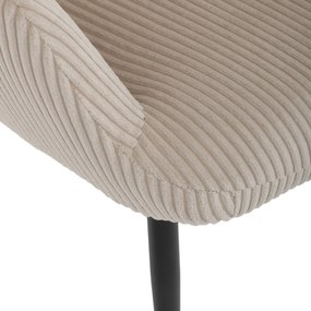 Fotel relaksacyjny z podnóżkiem L7285 CRM6,kremowy