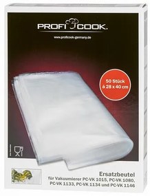 ProfiCook VK 1015 worki próżniowe 28 x 40 cm, 50 szt., L