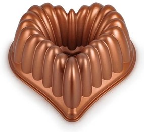 Forma do babki KITCHISIMO serce/miedziana
