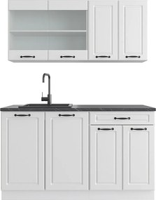 Zabudowa kuchenna biały dom wiejski/biały 140x60x81.6 r-line