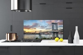 Panel Kuchenny Stalowy Gigant Nad Rzeką