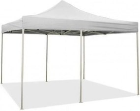 3 x 6 m Biała składana altana pokryta wodoodpornym PVC