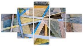 Obraz - Abstrakcja (125x70 cm)
