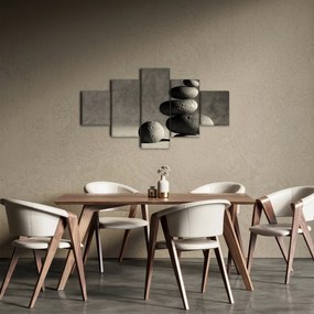 Obraz - Szare kamienie (125x70 cm)