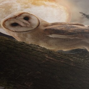 Obraz sowy palonej (170x50 cm)