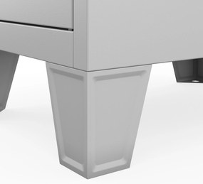 Szafa skrytkowa socjalna BHP szara: ROBERT 1 Plus