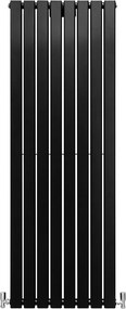Grzejniki panelowe designerskie, matowo czarne, 1600 mm x 560 mm