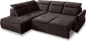 Narożnik MURILLO L z elektryczną regulacją siedziska Lewostronny w tkaninie VOGUE 06 WERSAL