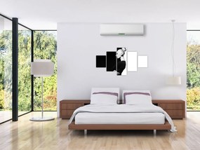 Obraz - Kobieta à la yin i yang (125x70 cm)
