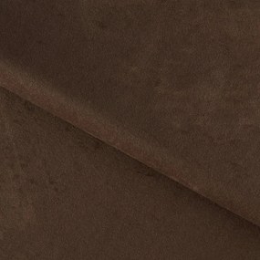 Tapicerowane/z płyty wiórowej łóżko jednoosobowe ze schowkiem z materacem 80x190 cm w kolorze ochry/brązowe Parys – ELTAP