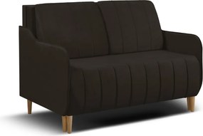 Sofa kanapa 2 os z funkcją spania BEST Brązowy