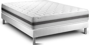 lózka z materacem VITAL SPRING RECOVER 150 x 200 cm Rama lózka Bialy