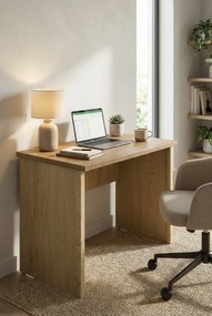 Proste biurko loft dąb cremona + dąb lefkas G6-G49