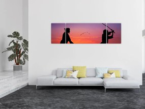 Obraz - Samuraj (170x50 cm)