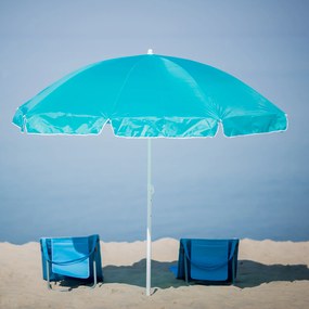 Parasol ogrodowy 2,4 m Poly II błękit PATIO