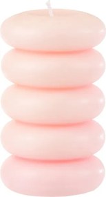 Świeca słupkowa MACARON 11,5 cm różowa