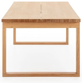Stół z blatem w dekorze dębu 100x220 cm Rina – Marckeric