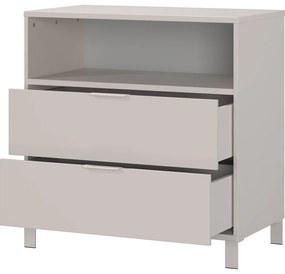 Kremowa komoda dziecięca 89x92x54 cm Alkmaar – Germania