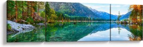 Obraz - Jezioro Hintersee (170x50 cm)