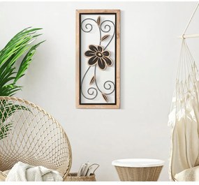 Metalowa dekoracja ścienna 26x60 cm Koman – Mauro Ferretti