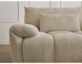Beżowa sofa z tkaniny szenilowej 264 cm Ivane – Bobochic Paris