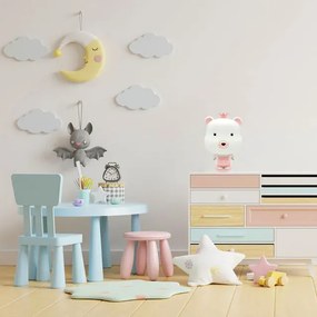 Różowa lampka nocna miś dla dziewczynki - 5X A365 L6-B22